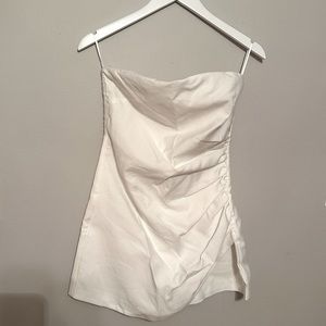 Zara white skort romper